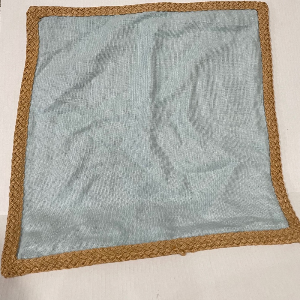 Pottery Barn accent  weave Pillow Cover Flax Linen